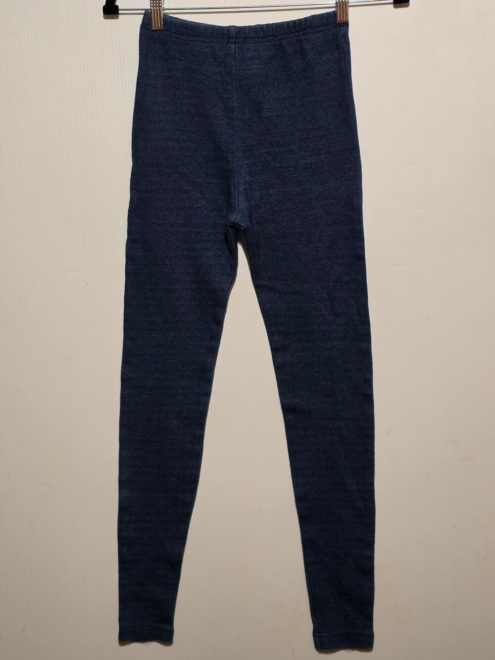 Vintage Armani Jeans Heather Denim Look Leggings Made in USA Athleisure Size S